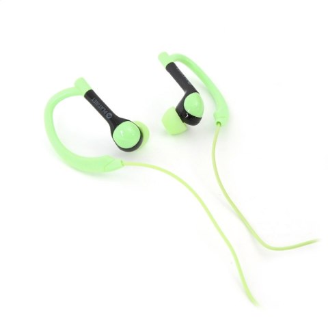 PLATINET IN-EAR EARPHONES SŁUCHAWKI+ MIC SPORT PM1072 GREEN [42940] TE