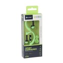 PLATINET IN-EAR EARPHONES SŁUCHAWKI+ MIC SPORT PM1072 GREEN [42940] TE