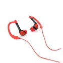 PLATINET IN-EAR EARPHONES SŁUCHAWKI+ MIC SPORT PM1072 RED [42939] TE