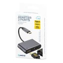 PLATINET MULTIMEDIA ADAPTER USB-C TO HDMI 4K 30Hz VGA PORT [45224]