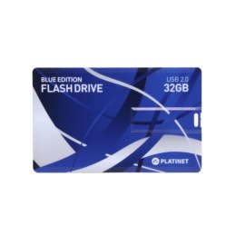 PLATINET PENDRIVE USB 2.0 Name Card BLUE EDITION 32GB [44339]
