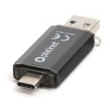 PLATINET PENDRIVE C-Depo 2IN1 USB-A 3.2 + USB-C 128GB BLACK [45606]