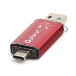 PLATINET PENDRIVE USB 3.0 + Type-C C-Depo 32GB RED [45453]