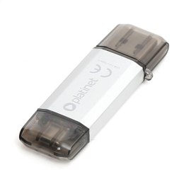 PLATINET PENDRIVE USB 3.0 + Type-C C-Depo 64GB SILVER [45605]