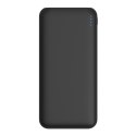 PLATINET POWER BANK 10000mAh POLYMER PD3.0 QC 3.0 18W TYPE-C 2-IN 3-OUT BLACK + TYPE-C CABLE KABEL [45215]