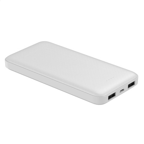 PLATINET POWER BANK 10000mAh POLYMER PORTABLE WHITE + MICRO CABLE KABEL TE [44816]