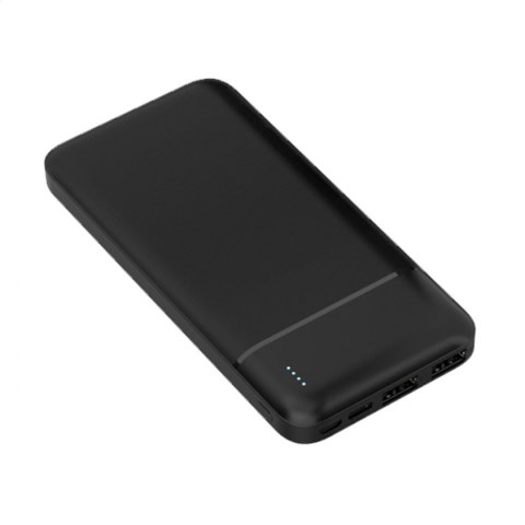 PLATINET POWER BANK 10000 mAh Polymer ABS Texture Black [45720]