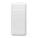 PLATINET POWER BANK 10000mAh Polymer ABS Texture White [45721]