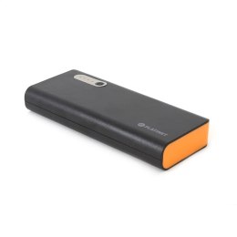 PLATINET POWER BANK 13000mAh + MICRO CABLE KABEL + torch BLACK ORANGE [42898] TE