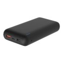 PLATINET POWER BANK 20000mAh POLYMER PD3.0 QC 3.0 18W TYPE-C 2-IN 3-OUT BLACK + TYPE-C CABLE KABEL [45218]