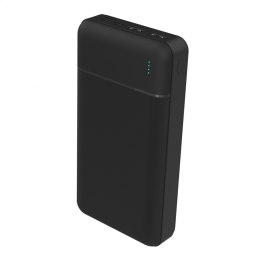 PLATINET POWER BANK 30000mAh Polymer ABS Texture Black [45724]