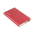 PLATINET POWER BANK 5000mAh polymer RED [43175] TE