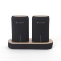 PLATINET POWER BANK DUAL 2 x 5000mAh DOCKING STATION IC BLACK TE [44352]