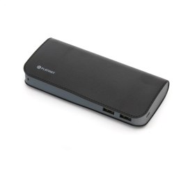 PLATINET POWER BANK LEATHER 15000mAh BLACK + MICRO CABLE KABEL [43674]