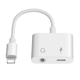 PLATINET SMARTPHONE ADAPTER LIGHTNING TO AUX WITH CHARGING [45646]