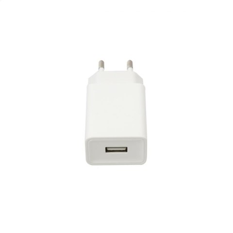 PLATINET WALL CHARGER ŁADOWARKA ŚCIENNA 1xUSB 2A 10W WHITE [44753]