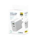 PLATINET WALL CHARGER ŁADOWARKA ŚCIENNA 45W TYPE C PD3.0+USB2.4A [45482]