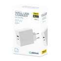 PLATINET WALL CHARGER ŁADOWARKA ŚCIENNA 87W TYPE-C PD 65W + USB-A 12W [45768]