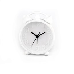 PLATINET ALARM CLOCK ZEGAR BUDZIK HAPPINESS WHITE