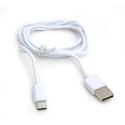 PLATINET ARES USB TYPE-C TO USB CABLE KABEL 2A 1M WHITE [43761]