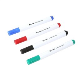 PLATINET DRY ERASE BOARD MARKERS MIX BLACK BLUE RED GREEN BOX*12 43003