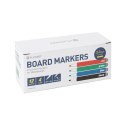 PLATINET DRY ERASE BOARD MARKERS MIX BLACK BLUE RED GREEN BOX*12 43003