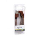 PLATINET HERA MICRO USB TO USB LEATHER CABLE KABEL 2,4A 1M BROWN [43293]