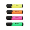 PLATINET HIGHLIGHTERS YELLOW / ORANGE / PINK / GREEN 4 PCS 43009