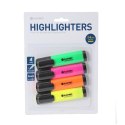 PLATINET HIGHLIGHTERS YELLOW / ORANGE / PINK / GREEN 4 PCS 43009