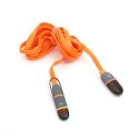 PLATINET INDIGO HORNET USB UNIVERSAL CABLE KABEL 2IN1 MICRO USB & LIGHTNING PLUGS 2M ORANGE [43583]