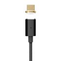 PLATINET MAGNETO MICRO USB TO USB CABLE KABEL WITH 2X MAGNETIC PLUGS 1,2M BLACK [43607]