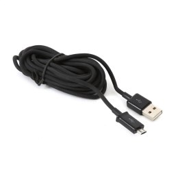 PLATINET MUD MICRO USB TO USB CABLE KABEL 2A 3M BLACK BLISTER 42875