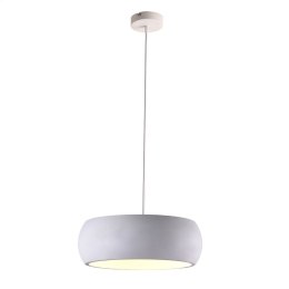 PLATINET PENDANT LAMP LAMPA SUFITOWA ARGOS P140103 E27 METAL WHITE 35x12,5 [44012]