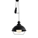 PLATINET PENDANT LAMP LAMPA SUFITOWA ATENA P1610115-M E27 METAL BLACK 34x31 [44017]