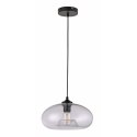 PLATINET PENDANT LAMP LAMPA SUFITOWA DAFNE P351-1A E27 GLASS+METAL CLEAR 27x24 [44011]