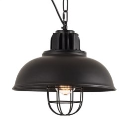 PLATINET PENDANT LAMP LAMPA SUFITOWA HELIOS P160340 E27 BLACK METAL 33X25 44028]