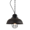 PLATINET PENDANT LAMP LAMPA SUFITOWA HELIOS P160340 E27 BLACK METAL 33X25 44028]