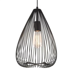 PLATINET PENDANT LAMP LAMPA SUFITOWA HERA P130806-S E27 METAL BLACK 20x36 [44013]