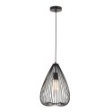 PLATINET PENDANT LAMP LAMPA SUFITOWA HERA P130806-S E27 METAL BLACK 20x36 [44013]