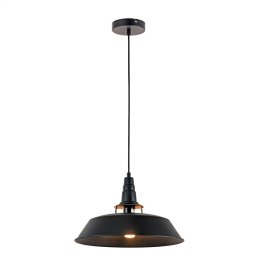 PLATINET PENDANT LAMP LAMPA SUFITOWA HERMES P160313 E27 METAL BLACK 36x21,5 44025]