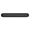 PLATINET POWER BANK 5000mAh POLYMER 2.1A TYPE-C DUAL INPUT DUAL OUTPUT BLACK + TYPE-C CABLE KABEL [45216]