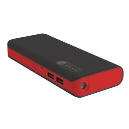 PLATINET POWER BANK 8000mAh + MICRO CABLE KABEL + torch BLACK RED [42418] TE