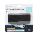 PLATINET POWER BANK 9000 mAh LEATHER BLACK + MICRO USB CABLE [43453]