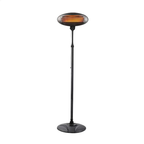 PLATINET QUARTZ PATIO HEATER NAGRZEWACZ STOJĄCY OGRODOWY 2000W IP34 ADJUSTABLE HEIGHT 1,3-2,0M [45142]