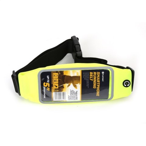 PLATINET SPORTOWY PAS DO BIEGANIA Z OKNEM NA SMARTPHONE / SPORT WAIST BAG WITH SMARPTHONE WINDOW GREEN [43712]