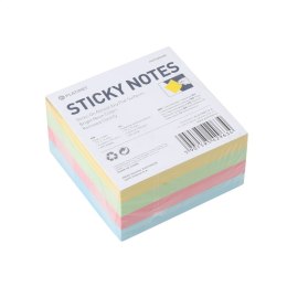 PLATINET STICKY NOTES 75 X 75MM YELLOW, GREEN, PINK, BLUE / 100 SHEEETS COLOR