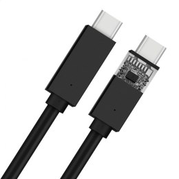 PLATINET USB TYPE C TO TYPE C CABLE KABEL 100W 5A 2M BLACK [45579]