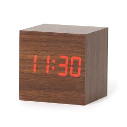 PLATINET ZEGAR ALARM CLOCK WOODEN CUBE TE [43242]