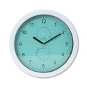 PLATINET WALL CLOCK ZEGAR ŚCIENNY SUMMER TEMP HYGRO GREEN [42573]