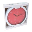 PLATINET WALL CLOCK ZEGAR ŚCIENNY SUMMER TEMP HYGRO RED [42574] TE